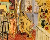 画家和模特儿（在画室里） - 亨利·马蒂斯